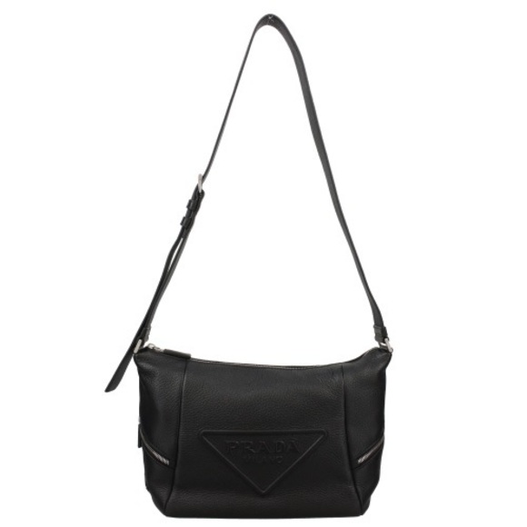 Prada Nero Bag Black Leather Shoulder - Picture 8 of 9